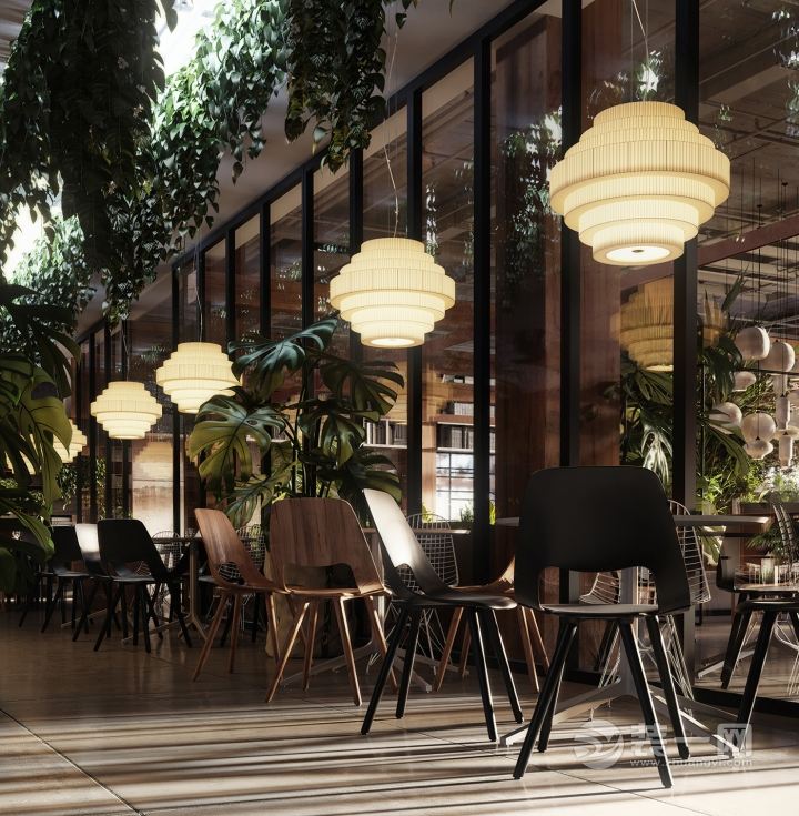 尽享自然惬意时光 东莞装修网现代餐厅设计案例欣赏