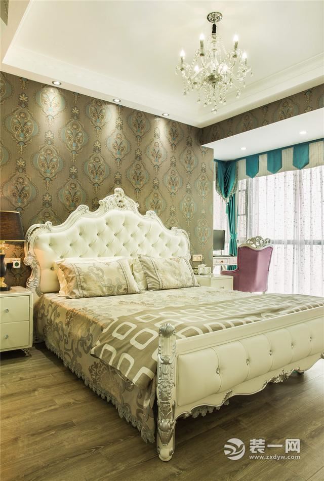 婚房装修案例 武汉保利城132平欧式风格装修参考